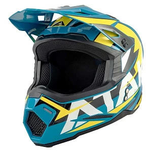 Шлем (кроссовый) Ataki JK801 Rampage (син/желт глянц, XL)