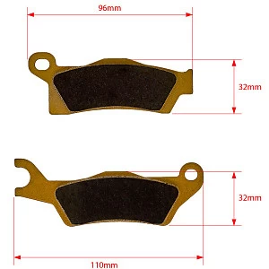 Колодки дискового тормоза (металлокерамика) ATV BRP G2 с 2012 г. правые FA617  SM-PARTS