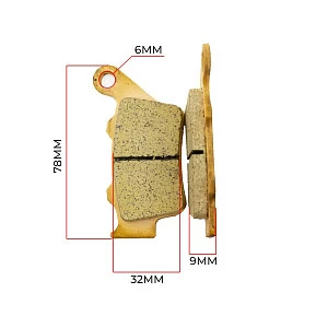 Тормозные колодки GOLD FREN K5 OFF-ROAD 023 (FA 208,213)